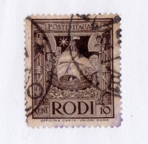 Rhodes stamp #56,  used