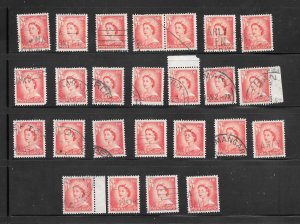 New Zealand #292 Page #755 of 25 Used Stamps Mixture Lot Collection / Lot