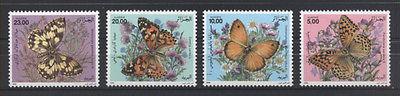 Algeria Butterflies 1996 Mi#1158-1161 MNH