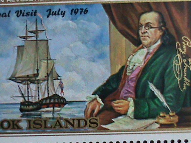 Cook Islands Stamp-1976 SC#447 American Revolution Bicentenary MNH-S/S sheet