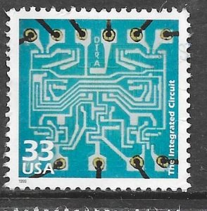 USA 3188j: 33c Korean, Integrated Circuit, used, VF