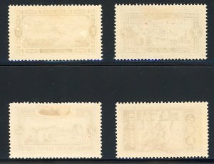 Lebanon 1926 Relief of Refugees From Djebel Druze War Sc# CB1-CB4 Mint XF OG LH⚡