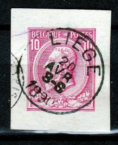 Belgium Postal Stationery Cut Out A14P2F114-