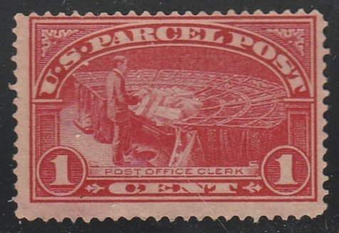 USA #Q1 Mint Hinged Single Stamp cv $5