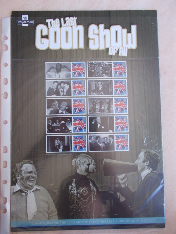 GB 2012 The Last Goon Show of All 40th Anniversary Smiler Sheet CS 018 Superb UM