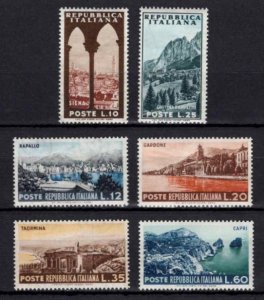 Italy 1953 Tourist Series Set [Mint]
