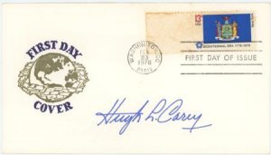 US 1683 FDC Signed by NY Governor Hugh L. Carey