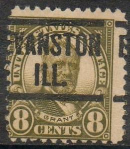 Cat. # 560 Precancel Evanston, Ill. Used.