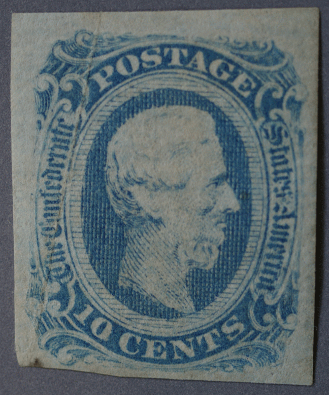 Confederate States of America #12 Unused No Gum