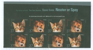 United States #3670-3671 Mint (NH) Plate Block (Fauna)