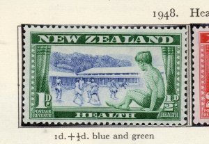 New Zealand 1948 Early Issue Fine Mint Hinged 1d. NW-156866