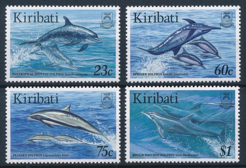 [41460] Kiribati 1996 Marine Life Dolphins MNH