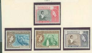 Dominica #157-60 Mint (NH) Single (Complete Set)