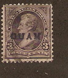 U.S. Guam  Scott # 3   Used