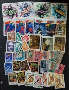 USSR Russia Stamp Lot Used CTO Soviet Union T6127