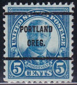 Precancel - Portland, OR PSS 637-61 - Bureau Issue