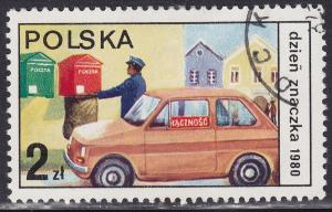 Poland 2419 Stamp Day, Mail Pick-Up 2.00zł 1980