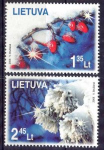 Lithuania 2008 Christmas Mi. 995/6 MNH