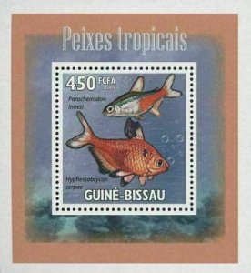 Tropical Fish Hyphessobrycon Mini Sov. Sheet MNH