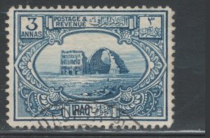 Iraq 1923 Ctesiphon Arch 3a Scott # 4 Used