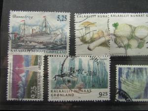 2005-2007 Greenland SC #452//493 Gronland asst used stamps