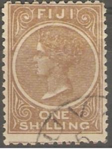 Fiji - 1881 Queen Victoria 1s FU  #44  