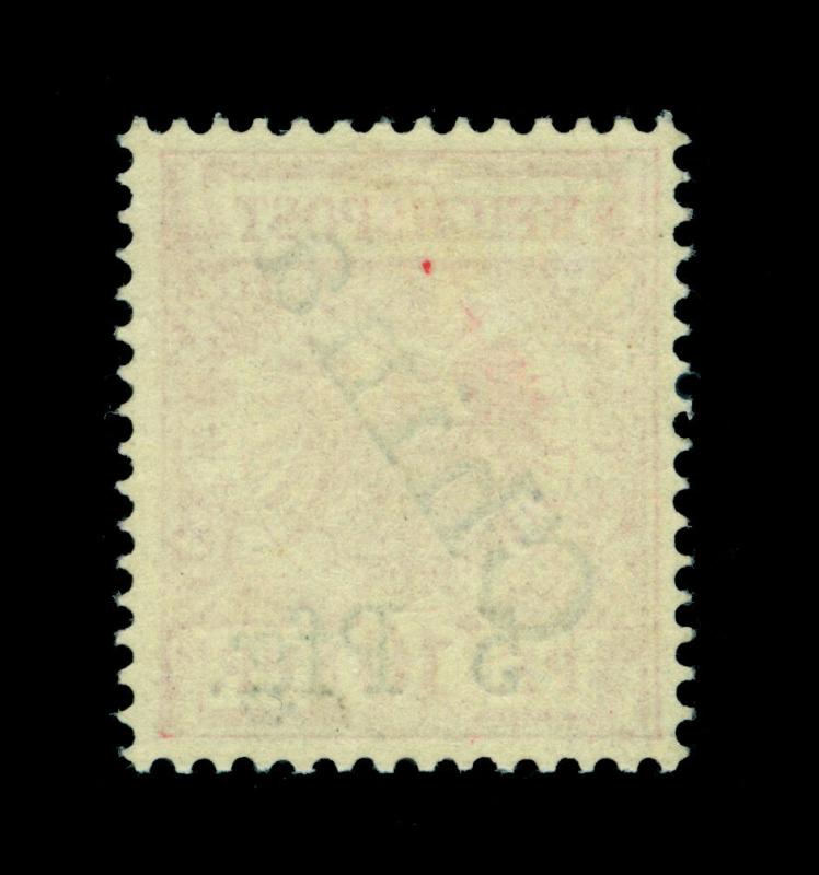 German Colonies KIAUCHAU 1900  5 Pfg./10pf carmine - type 1 - Sc# 1 mint MLH VF