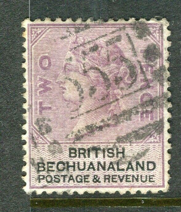 BECHUANALAND; 1888 early classic QV issue fine used 2d. value, Postmark