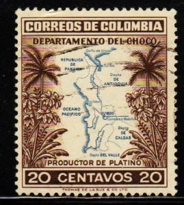 Columbia - #654 Map  - Used