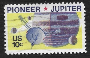 US #1556 10c Space - Pioneer 10 Passing Jupiter