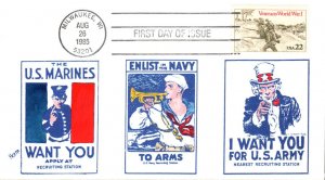 #2154 World War I Veterans Ham FDC