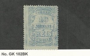 Brazil, Postage Stamp, #P19 Mint No Gum, 1890