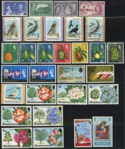 Montserrat Postage British Commonwealth Stamp Collection Used Mint LH