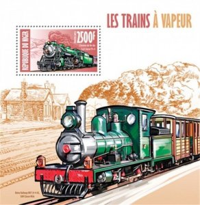 Niger - 2013 - Southern Railway Stamp - Stamp Souvenir Sheet 14A-237