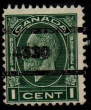 Canada - #195 King George V  Precancel - Used