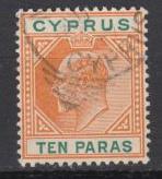 Cyprus - 1907 KEVII 10pa Sc# 49 (8726)