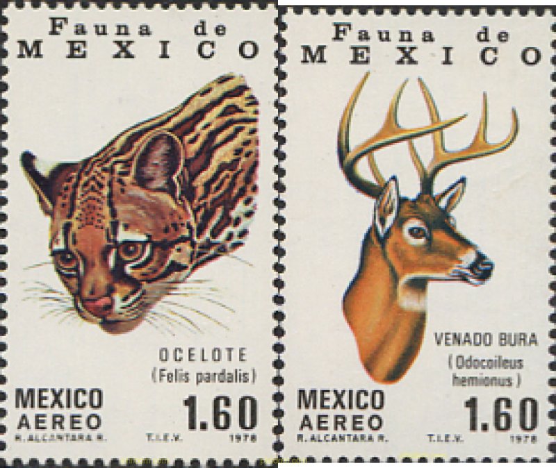 28728 MNH MEXICO 1978 FAUNA MEXICANA