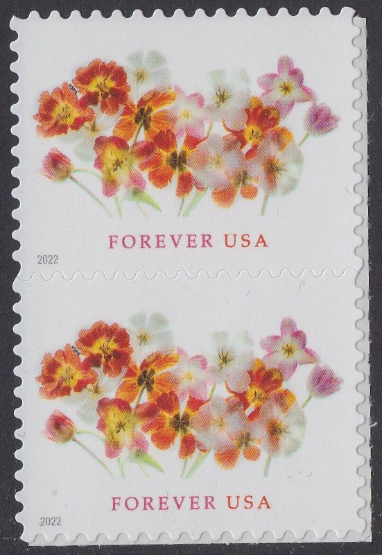 US 5681 Tulips forever vert pair (2 stamps) MNH 2022 