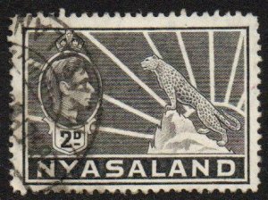 Nyasaland Protectorate Sc #57 Used