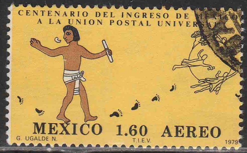 MEXICO C611, Centenary of Mexicos admission to the UPU USED. VF. (713)