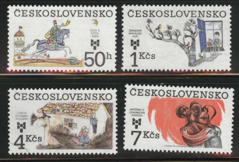 Czechoslovakia Scott 2468-2471 MNH** set