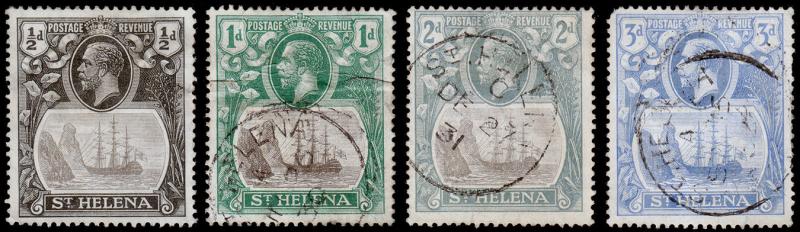 St. Helena Scott 79-80, 83-83 (1922) Used H F-VF, CV $13.15 Y