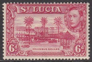 St. Lucia 119 MH CV $6.50