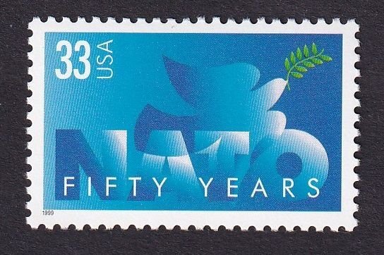 United States  #3354 MNH 1999 NATO  50th anniversary