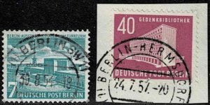 Germany 1954,Sc.#9N108-110 used, Berlin Buildings