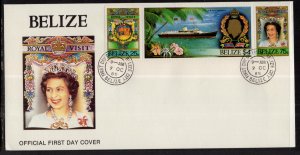 Belize 782-784 U/A FDC