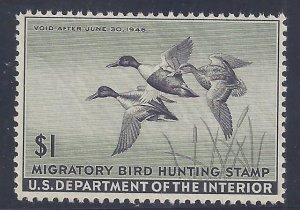 US SCott #RW12 Mint Duck stamp NH OG VF