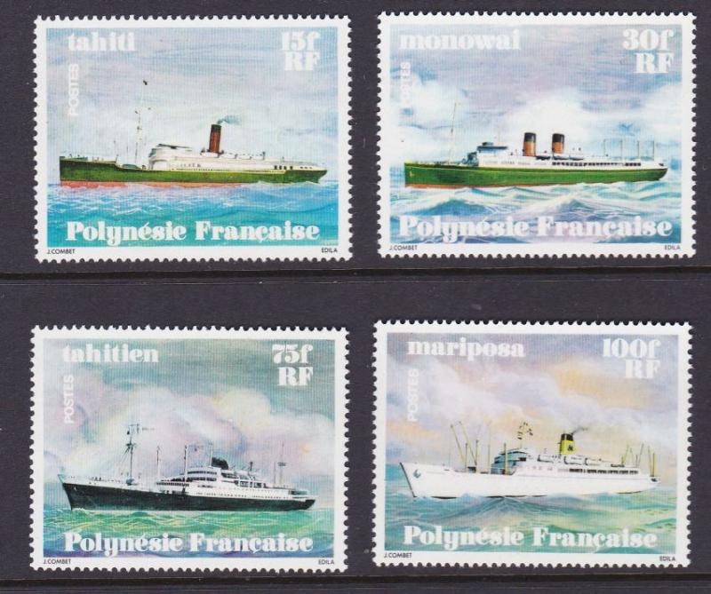 Polynessie Francaise 1978 Ship Sc 307-310 MNH OurRef.#z0016