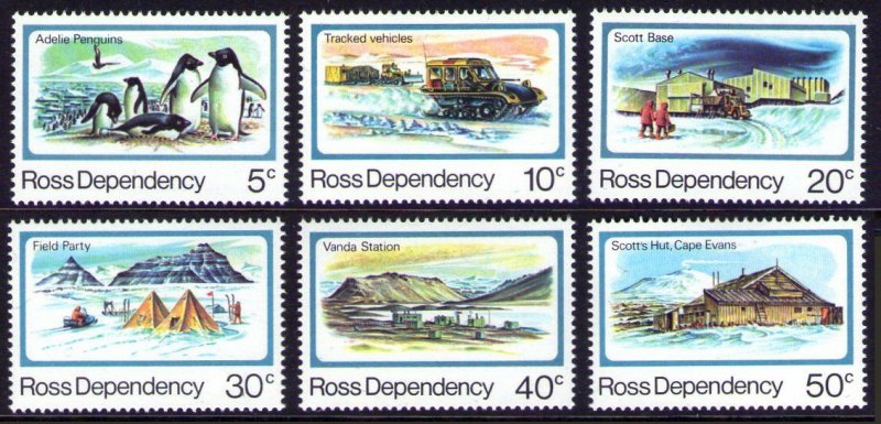 New Zealand-Ross Dependency Sc#L15-L20 1982 Pictorials Set MNH