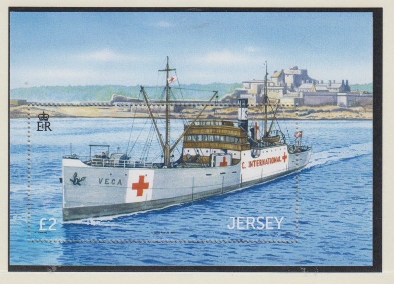 Jersey 2013, ' Red Cross'  miniature Sheet.  unmounted mint NHM